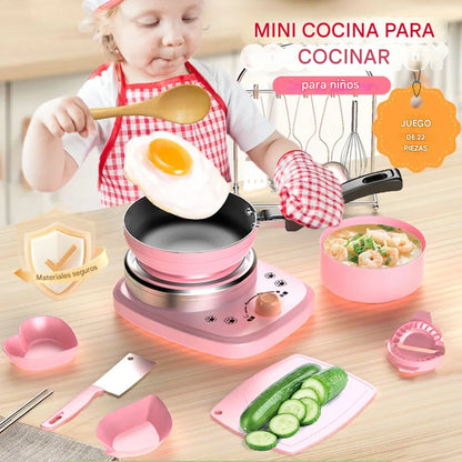 🎁【El mejor regalo para niños】🍳 Mini juguetes de cocina para niños