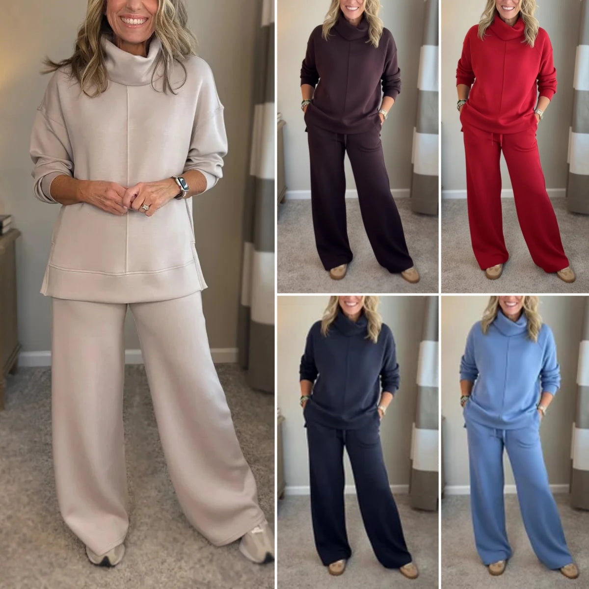 🍂🐏Oferta por tiempo limitado: Traje casual de mujer, elegante conjunto de dos piezas para mujer, nueva colección otoño invierno.
