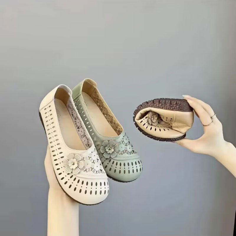 【35-40】🥿Casual cipő puha és csúszásmentes marhabőr talppal.