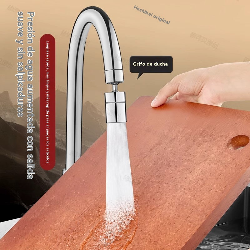 🔥✨【50% de descuento】🚰Boquilla de filtro de grifo giratoria de 360°