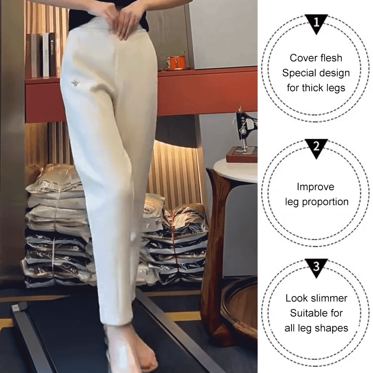 💘【S-4XL】Magas derekú alkalmi háremnadrág