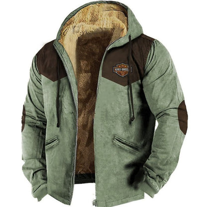❄️🧥Časově omezená 50% sleva【M-5XL】Módní pánské podzimní a zimní bundy volné, zesílené a sametové