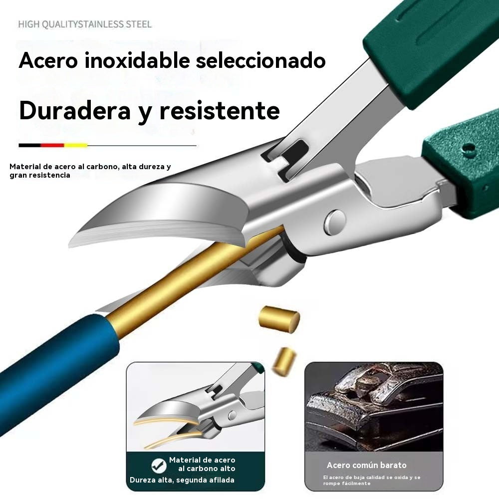 🔥50% de descuento🔥 Compra 1 y llévate 1 gratis: Cortaúñas a prueba de salpicaduras, hoja en ángulo de 25° (juego de 3 piezas) * 2