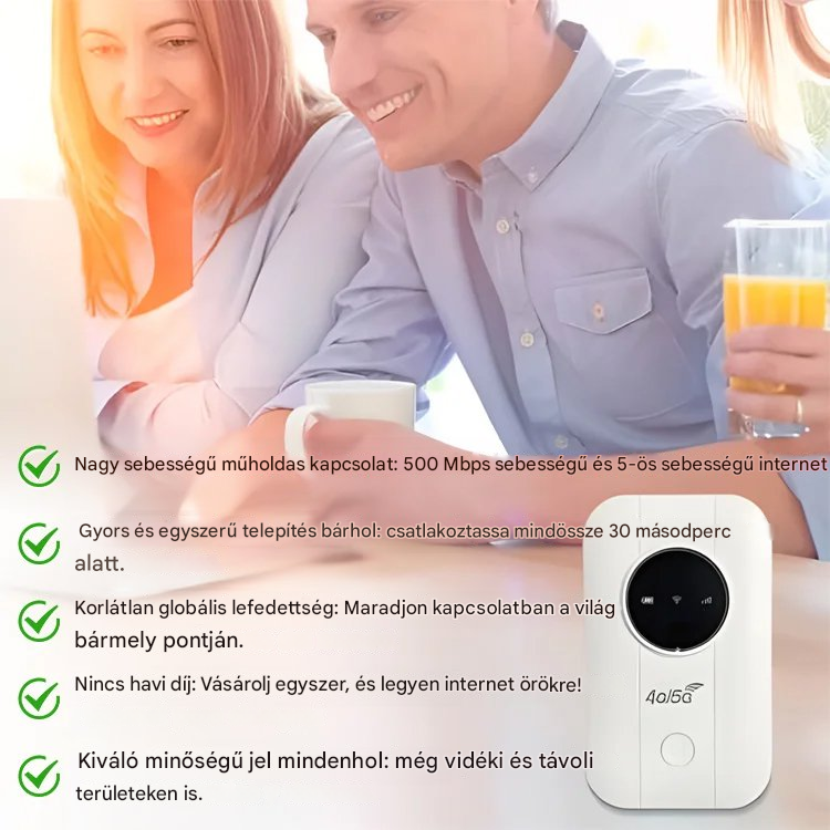 【Ingyenes internet a zsebedben】4G/5G router