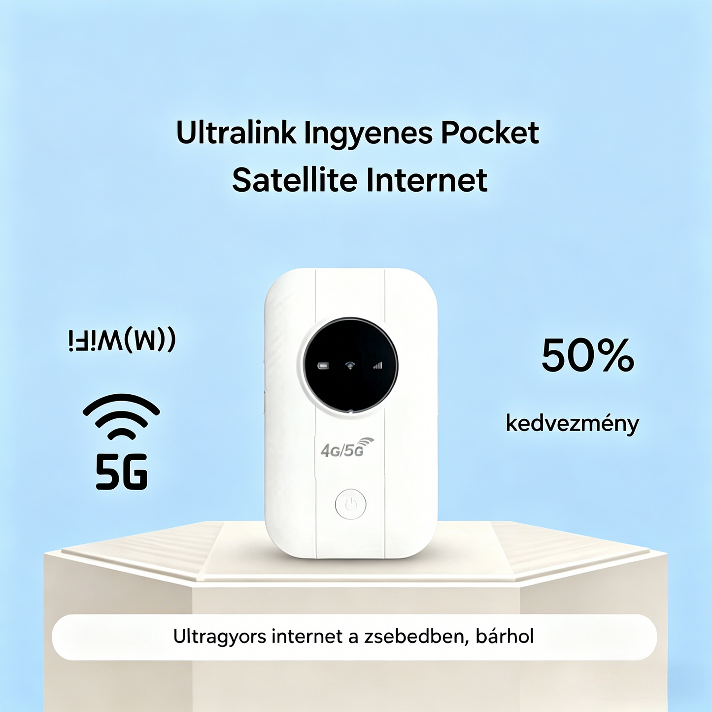 【Ingyenes internet a zsebedben】4G/5G router