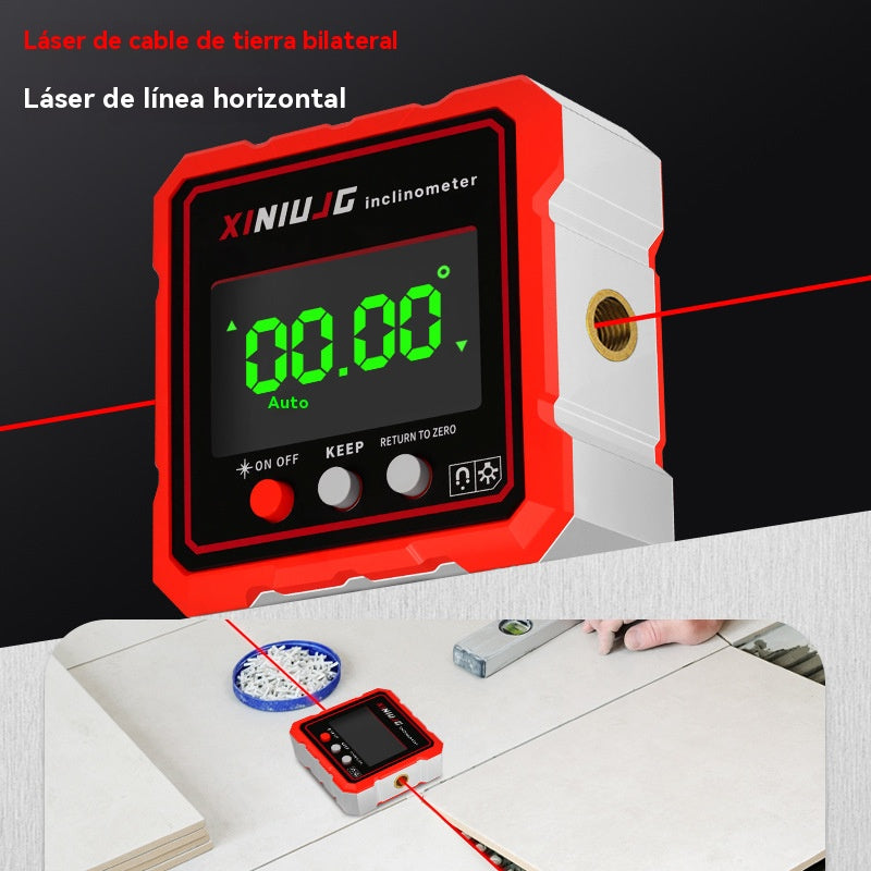 ⚡Oferta por tiempo limitado🔋 Nivel electrónico recargable con imán: medición instantánea