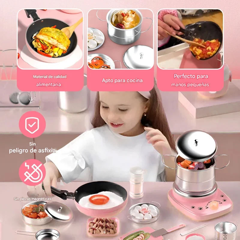 🎁【El mejor regalo para niños】🍳 Mini juguetes de cocina para niños