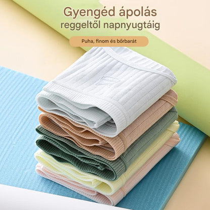 💓(7db) Utolsó nap 50% kedvezménnyel-- Női egyszerű és fejlett antibakteriális fehérnemű magas derékkal, 35-90kg súlyú nők számára-U