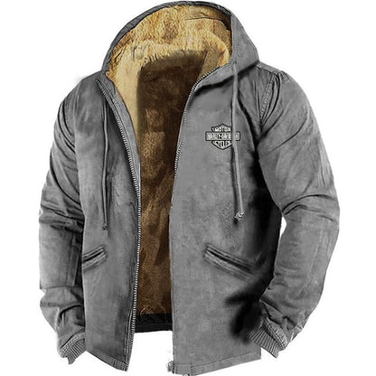 ❄️🧥Časově omezená 50% sleva【M-5XL】Módní pánské podzimní a zimní bundy volné, zesílené a sametové
