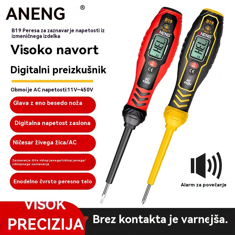 🔥【Kupte 1 a získejte 1 zdarma】🛠️Vysoce přesné chytré měřící pero, multifunkční indukční digitální měřící pero, testování obvodů