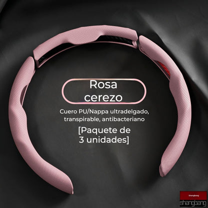 Oferta por tiempo limitado 🚗 Fundas para volante de coche, paquete de dos, unisex, antideslizantes, absorben el sudor y son resistentes al desgaste.