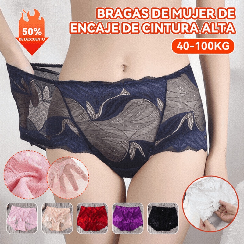 🔥【Vásárolj 5-öt, kapsz 5-öt ingyen】💋Női szexi és légáteresztő középderekú alsónemű