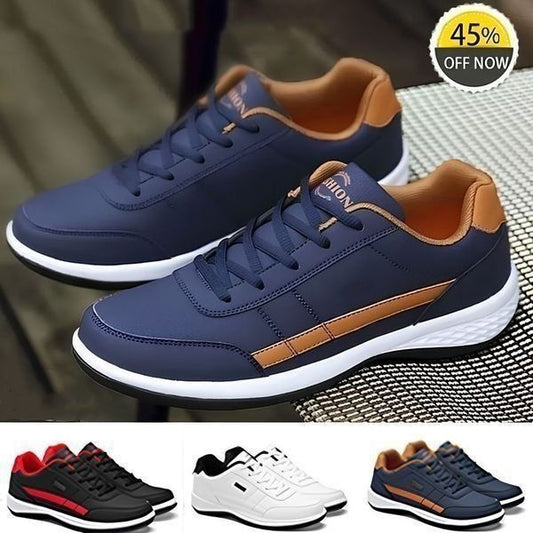 ✨【38-48】Nowe męskie wygodne skórzane buty sportowe 2025