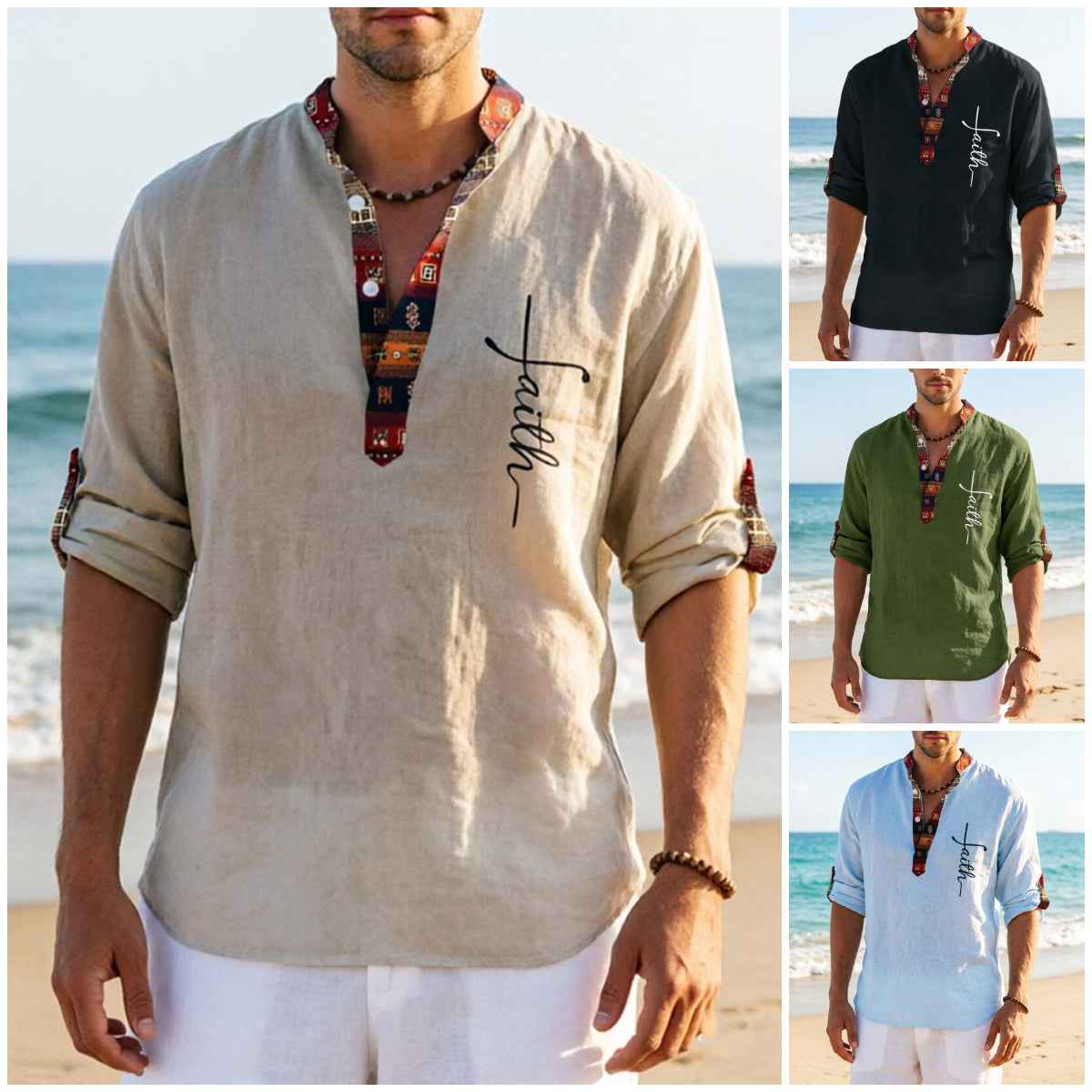👔 50% kedvezmény 💥 Férfi tiszta pamut V-nyakú póló (40-100kg), plus size ✅ Utánvétes fizetés