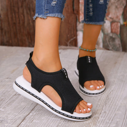 【36-41】👡 Nové módní tkané dámské sandály s měkkou podrážkou
