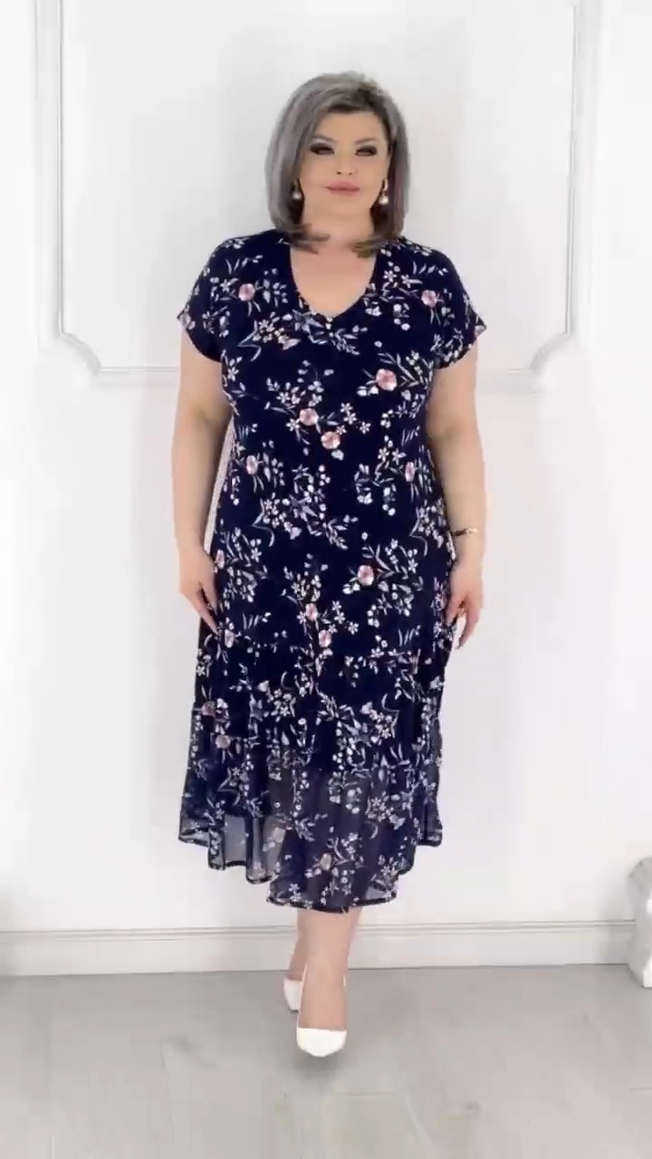 👗【S-5XL】❤️2025 tavaszi és nyári új elegáns ruha