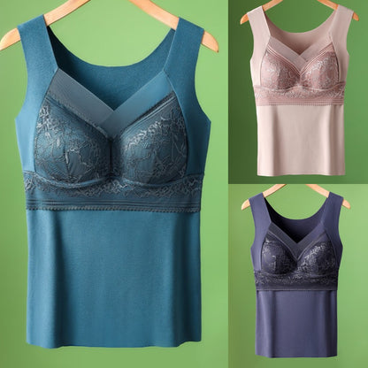 🔥【3 szt.】❤️【40-100kg】Jesienno-zimowa bielizna z aksamitnej koronki gęsiej, piękne plecy, zbierające dodatkowe piersi, zapobiegające zwiotczeniu piersi ✅【Zalecenie lekarza】