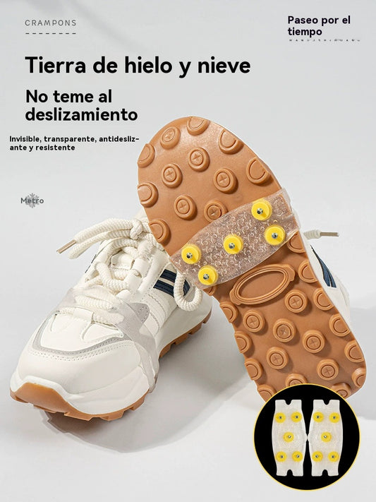 ¡Compra uno y llévate otro gratis! 🔥Crampones antideslizantes invisibles, crampones transparentes para exteriores