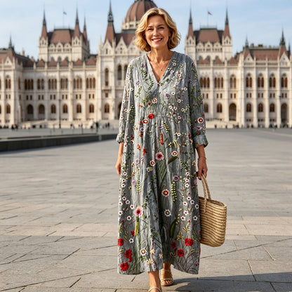 💎2026 Vysoká kvalita💎【S-5XL】Dámske šaty z bavlny a ľanu, priedušné a mäkké, pohodlné na nosenie