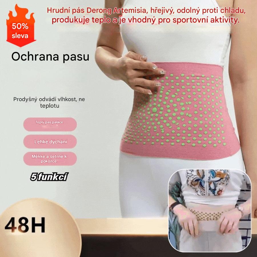 🔥Compra uno y llévate otro gratis🔥2 artículos por 25 euros【40-105KG】Soporte de cintura de artemisa unisex, cálido, a prueba de frío y generador de calor, adecuado para deportes.