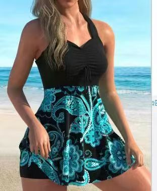 🌴【S-6XL】Traje de baño estampado de moda de talla grande
