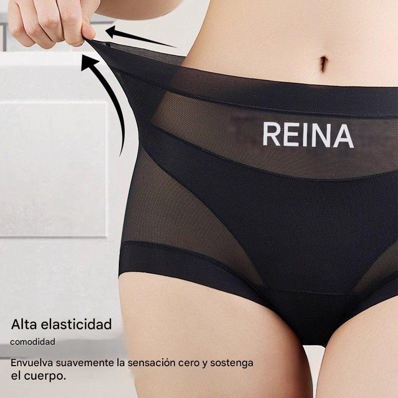 🔥50% de descuento🩲【Paquete de 6】 - Ropa interior antibacteriana de cintura alta para control de abdomen