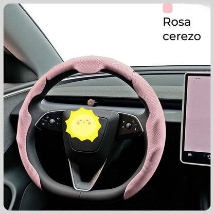 Oferta por tiempo limitado 🚗 Fundas para volante de coche, paquete de dos, unisex, antideslizantes, absorben el sudor y son resistentes al desgaste.