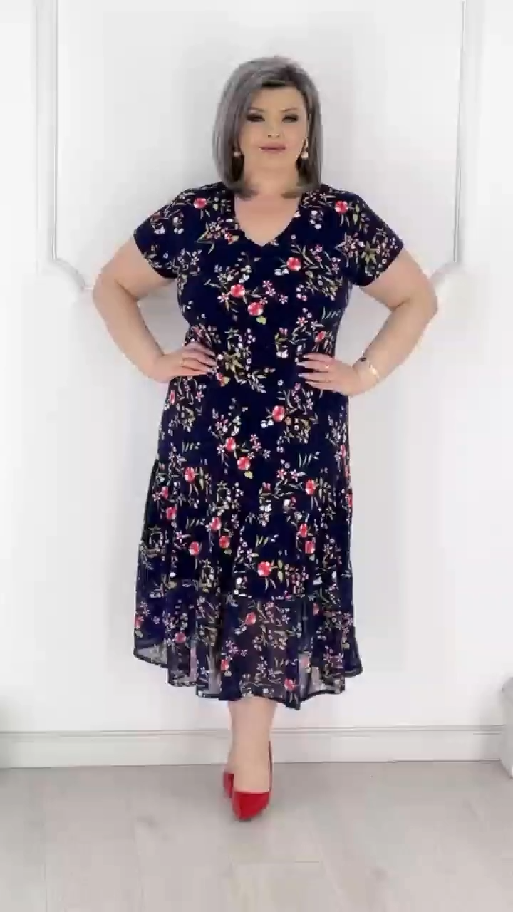 👗【S-5XL】❤️2025 tavaszi és nyári új elegáns ruha
