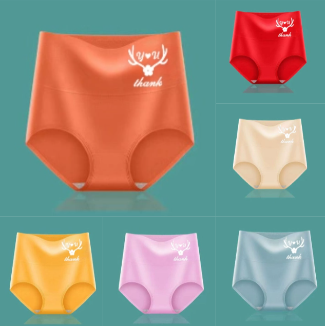 💖【6-częściowy】Wysoki stan, podnoszący pośladki, wykonany z wysokiej jakości bawełny✨️ （45-95 kg）