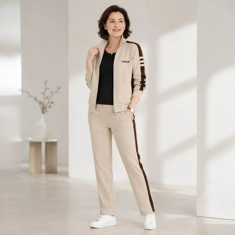 🔥【50% sleva】🔥【M-5XL】【Bunda + kalhoty】😍 Nová podzimní sada ležérního sportovního oblečení, plus size