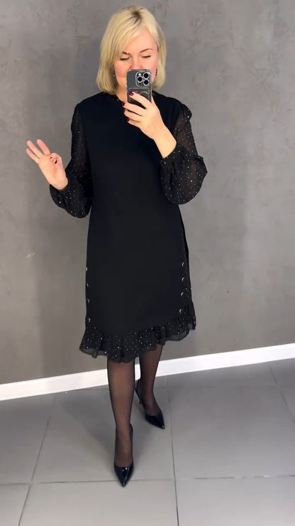 💖💖【S-5XL】🍁🍂Minőségi stílusos őszi és téli új stílusú ruha