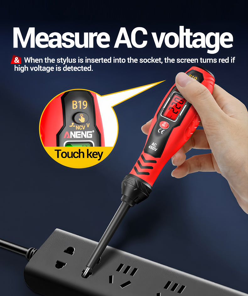 🔥【Αγόρασε 1, πάρε 1 δωρεάν】Υψηλής ακρίβειας έξυπνο μετρητικό στυλό, ψηφιακό πολυλειτουργικό αισθητήριο μετρητικό στυλό, ανίχνευση κυκλώματος