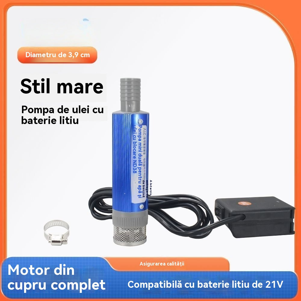 💥✅Kupite 1, dobijte 1 gratis🔥Nova Denaqi uljna pumpa s litijevom baterijom, 21v, pumpa za ulje i vodu s dvostrukom namjenom, litijeva baterija