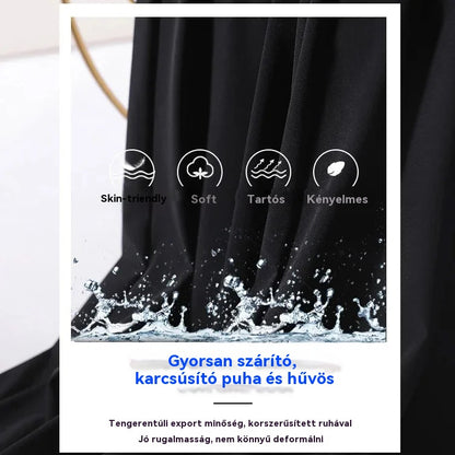 💘【S-4XL】Magas derekú alkalmi háremnadrág