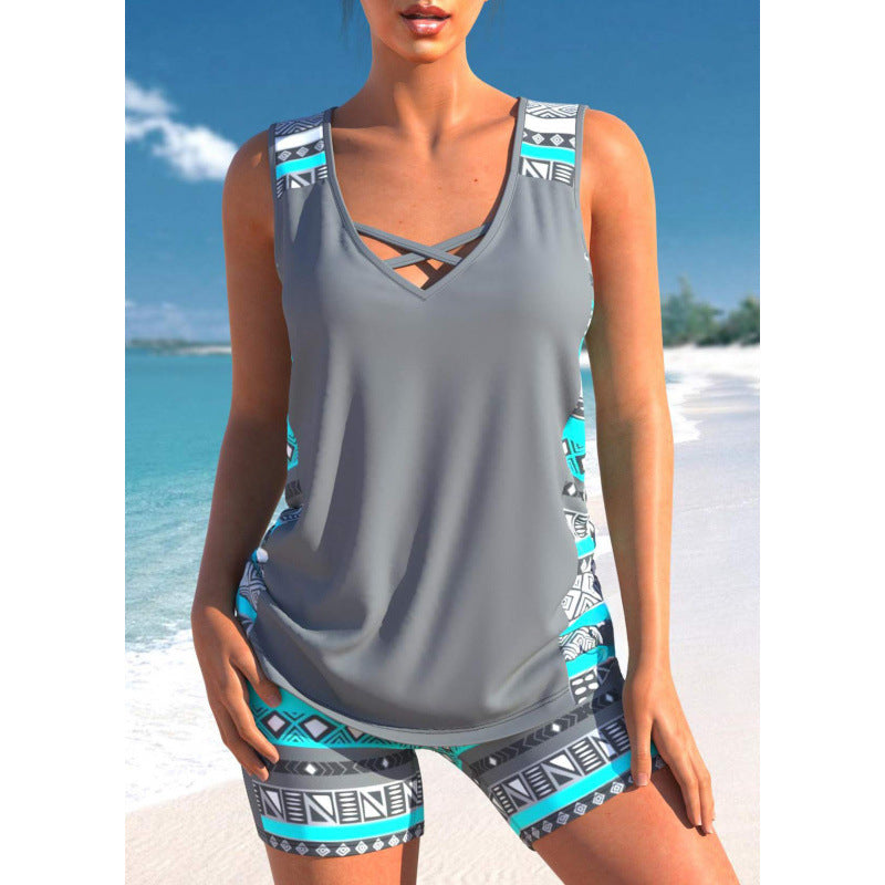 👙【S-5XL】Kétrészes sport fürdőruha nőknek