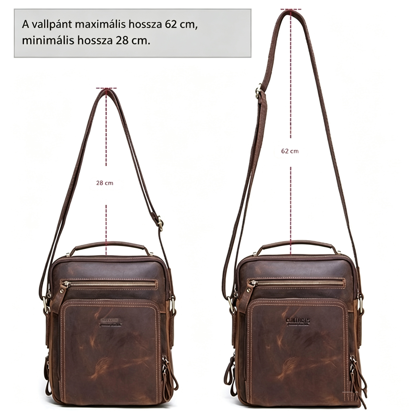 🔥👜【Legnépszerűbb!✨】【50% kedvezmény✨】👍🎁Férfi valódi bőr válltáska: Lezser és stílusos, könnyű és praktikus, nélkülözhetetlen kiegészítő a munkába.