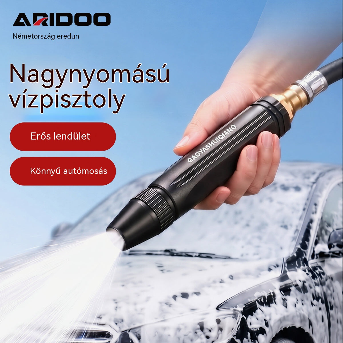 Utolsó nap 50% kedvezménnyel - Nagynyomású szórópisztoly otthoni használatra