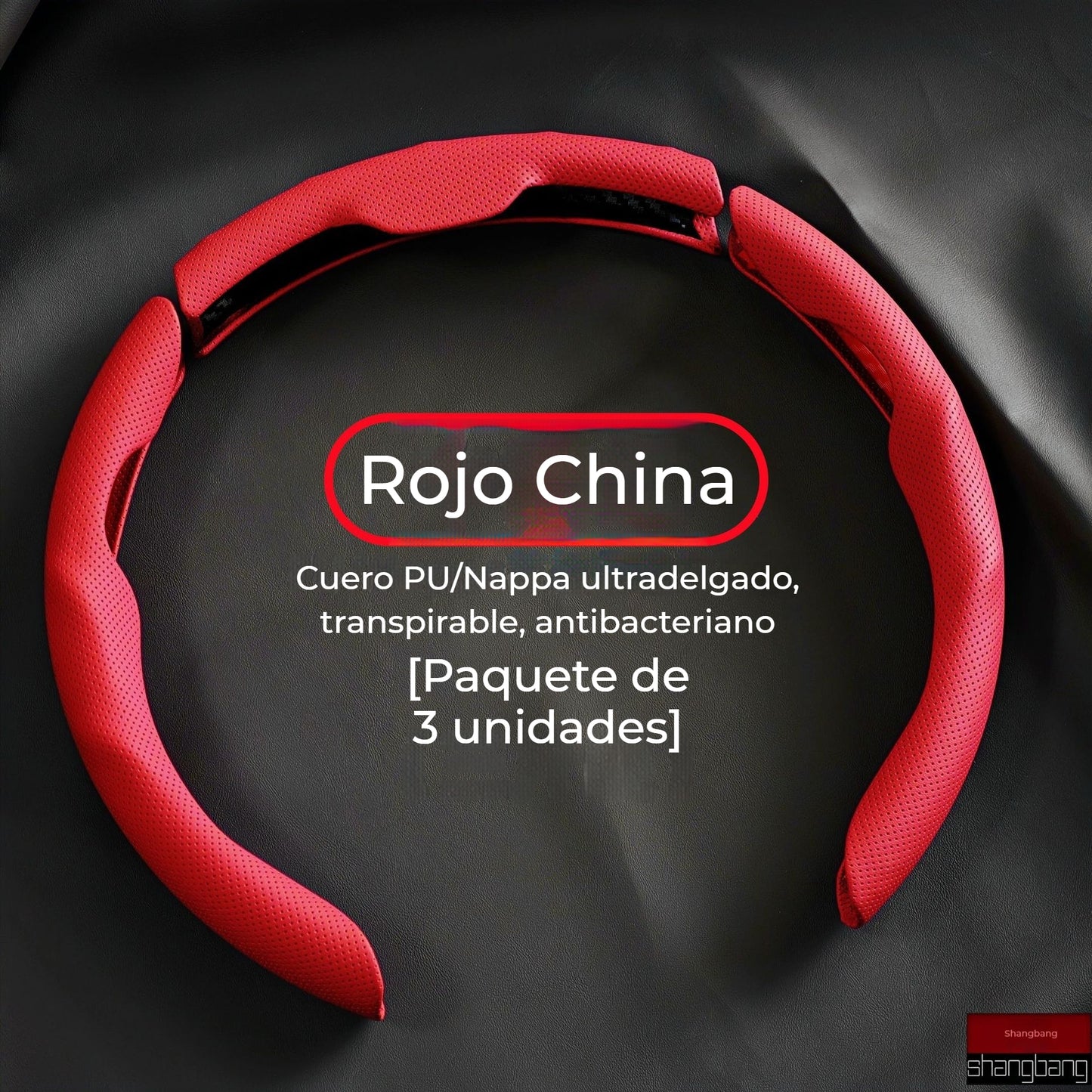 Oferta por tiempo limitado 🚗 Fundas para volante de coche, paquete de dos, unisex, antideslizantes, absorben el sudor y son resistentes al desgaste.