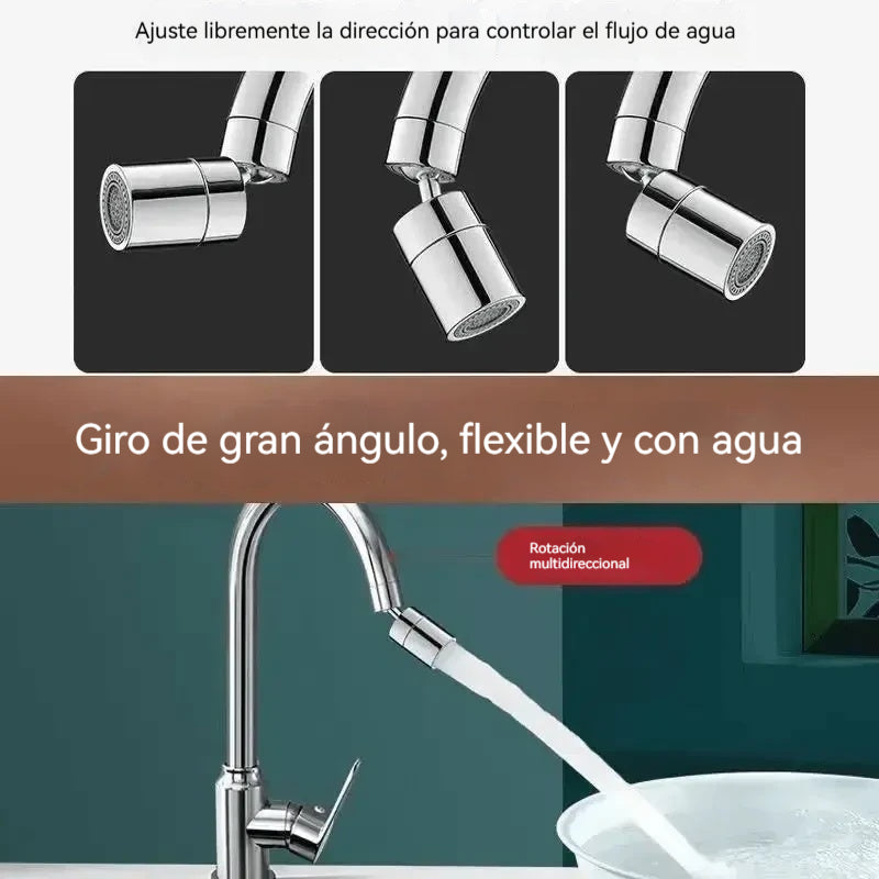🔥✨【50% de descuento】🚰Boquilla de filtro de grifo giratoria de 360°