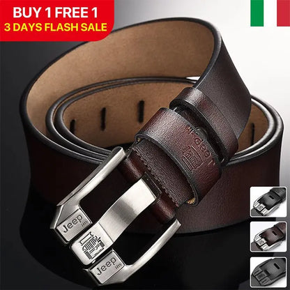 🔥Éxito de ventas 【Descuento 50%】 Cinturón de cuero de alta calidad para hombre, estilo retro, ideal para vaqueros
