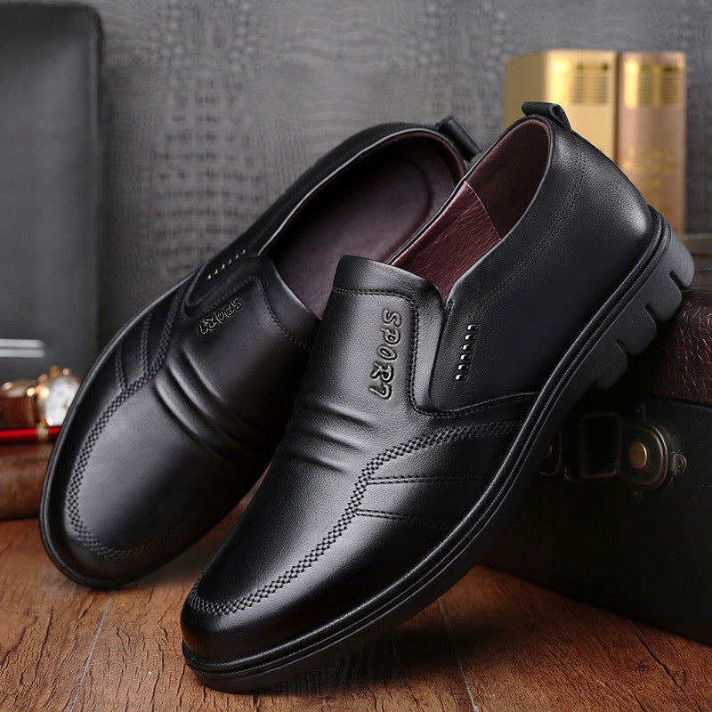 【50% OFF🔥7 napon belül kézbesítjük🔥】🏆👞【39-44】2026 Férfi alkalmi üzleti bőrcipő, puha talppal, csúszásmentes