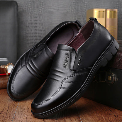 【50% OFF🔥7 napon belül kézbesítjük🔥】🏆👞【39-44】2026 Férfi alkalmi üzleti bőrcipő, puha talppal, csúszásmentes