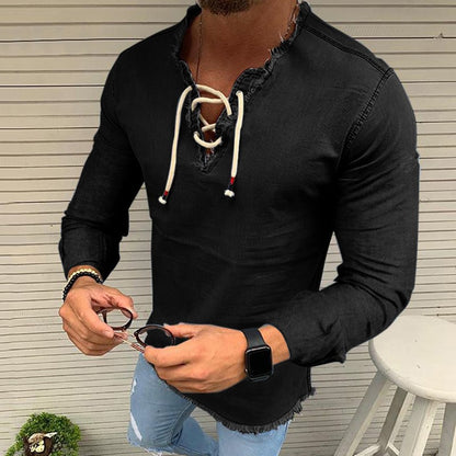 🤠【40-110 kg✨】👔 Nagy méretű férfi farmeringek rövid ujjúval és csipkével, rugalmas anyagból ✅️Utánvétes fizetés