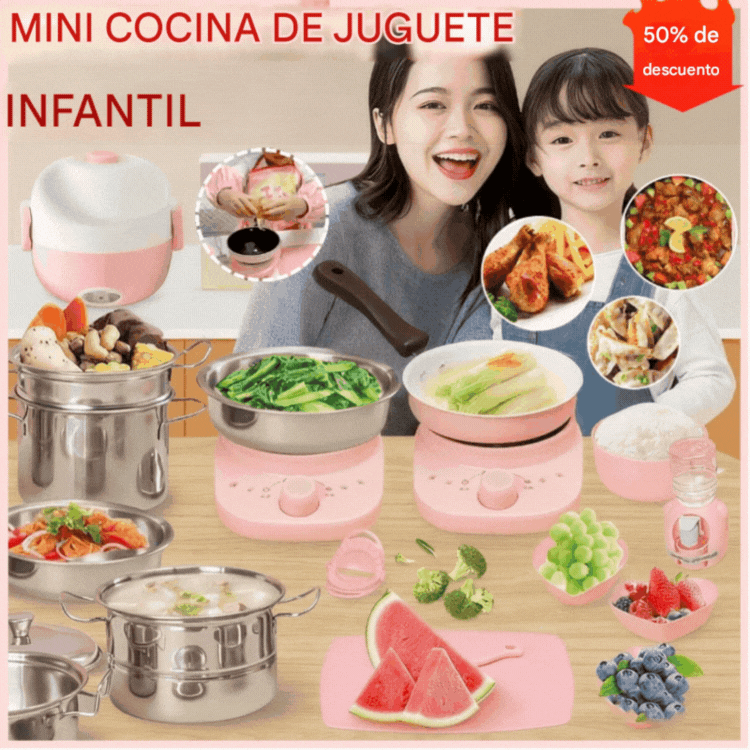 🎁【El mejor regalo para niños】🍳 Mini juguetes de cocina para niños