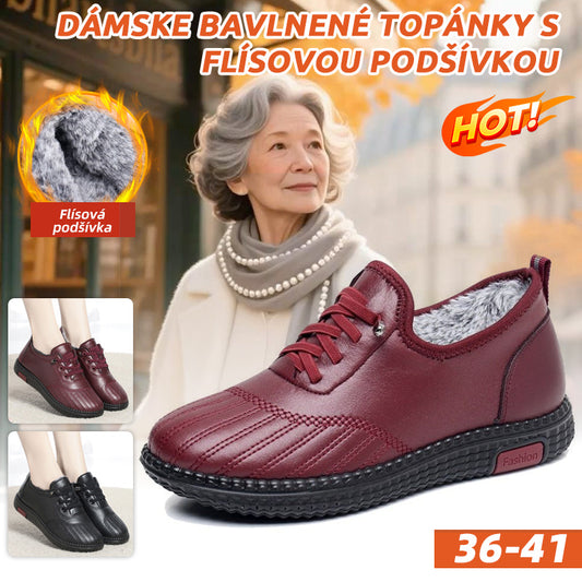 💖【36-41】Nové zimné dámske bavlnené topánky s flísovou podšívkou, teplé a protišmykové.