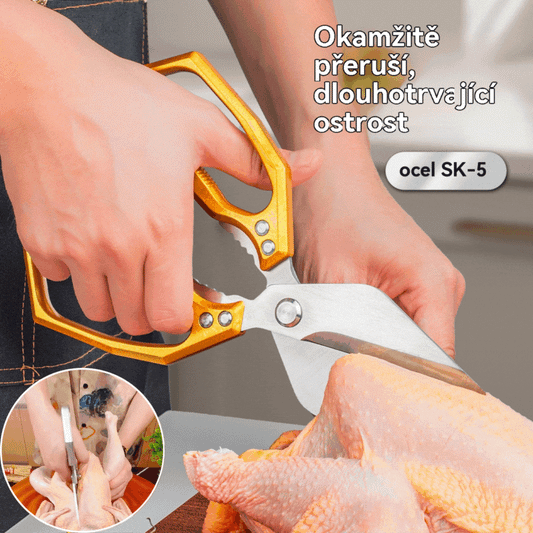 🔥【Compra 1 y recibe 1 gratis】🔥Oferta por tiempo limitado🔥 Tijeras de cocina multifuncionales, resistentes y ultra afiladas.