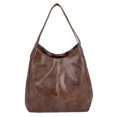 👜Μαλακή δερμάτινη τσάντα, νέου στυλ, μεγάλη χωρητικότητα, μονάδα