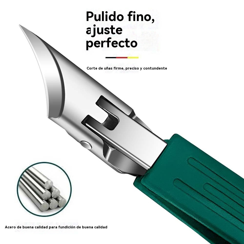 🔥50% de descuento🔥 Compra 1 y llévate 1 gratis: Cortaúñas a prueba de salpicaduras, hoja en ángulo de 25° (juego de 3 piezas) * 2