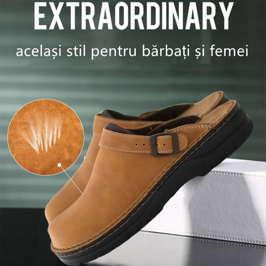✨[39-48] 😎Puha talpú bőr papucs
