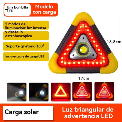 🔥Nov izdelek 2026🔥 Tri-v-enem solarni trikotnik za nujne primere